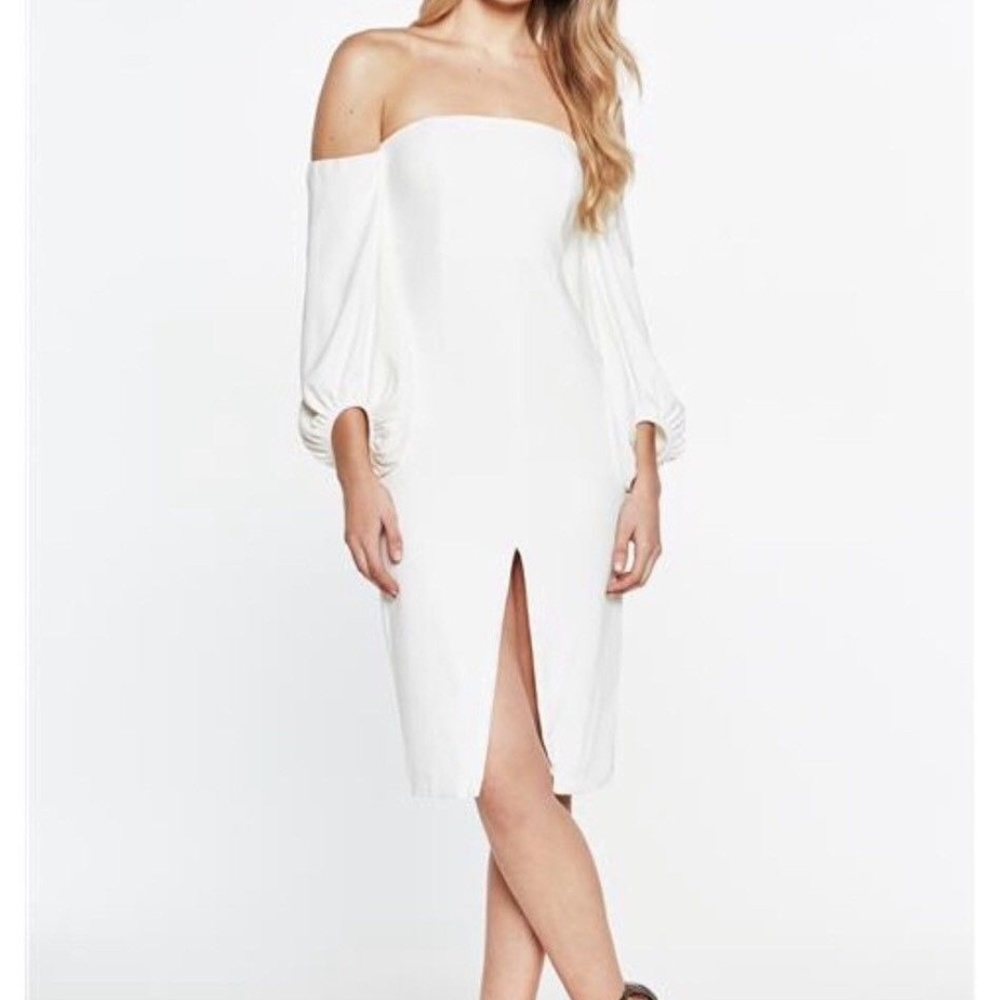 'Bardot' Off Shoulder Dress (XS/4)